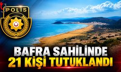 Bafra’da sabah saatlerinde 21 kişilik operasyon
