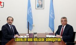 Erhürman ve Hristodulidis baş başa görüşüyor