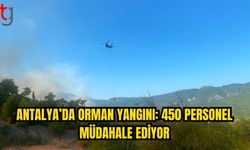 450 Personel Yangına Karşı Seferber Oldu