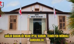 Sağlık Bakanlığı Teknisyen Münhalini İptal Etti