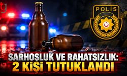 Çevreye rahatsızlık veren 2 kişi yakalandı