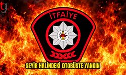 Mazot kaçağı otobüste yangına neden oldu