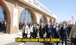 Yeni terminalle Siirt Havalimanı büyüdü