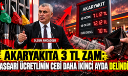 AKARYAKITA 3 TL ZAM: ASGARİ ÜCRETLİNİN CEBİ DAHA İKİNCİ AYDA DELİNDİ