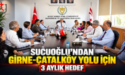 Sucuoğlu’ndan Girne-Çatalköy Yolu için 3 aylık hedef