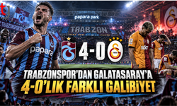 Trabzonspor’dan Galatasaray’a 4-0’lık farklı galibiyet