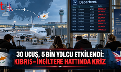30 uçuş, 5 bin yolcu etkilendi: Kıbrıs–İngiltere hattında kriz
