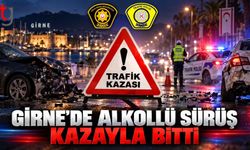 148 miligram alkollü sürücü kazaya karıştı