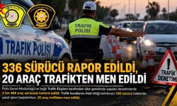 Trafik Denetimlerinde 336 Sürücüye Yasal İşlem