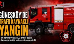 Trafodan Çıkan Kıvılcımlar Yangına Neden Oldu