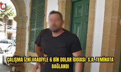 S.A.’ya Yurt Dışı Yasağı ve 60 Bin TL Nakit Teminat