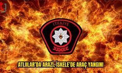 Atlılar’da 10 dönüm alan zarar gördü, İskele’de araç yandı