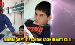 Yıldırım çarptı, baba oğlunu toprağa gömdü