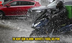 4 İL TURUNCU, 25 İL SARI KODLA UYARILDI