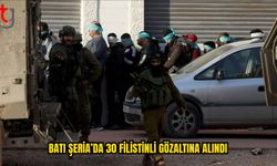 Nablus Merkezli Operasyonlarda 30 Gözaltı