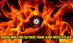 İşletme Personeli Yangına Müdahale Etti