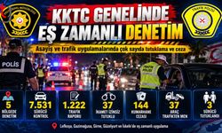 Beş Bölgede Eş Zamanlı Polis Denetimi