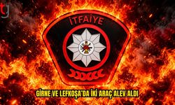 İTFAİYE EKİPLERİ İKİ ARAÇ YANGININA MÜDAHALE ETTİ