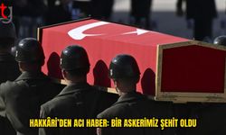 MSB DUYURDU: YÜKSEKOVA’DA BİR ASKER ŞEHİT OLDU