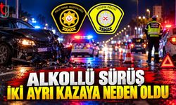 Alkollü Sürüş İki Ayrı Kazaya Neden Oldu