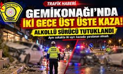 19 YAŞINDAKİ ALKOLLÜ SÜRÜCÜ KAZA YAPTI
