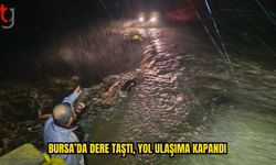 Şiddetli Yağış İnegöl’de Ulaşımı Aksattı