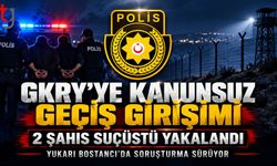 KANUNSUZ SINIR GEÇİŞİ GİRİŞİMİ POLİSE TAKILDI