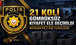 Metehan’da Gümrüksüz Kıyafet Operasyonu