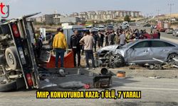 MHP Konvoyunda Kaza: 1 Ölü, 7 Yaralı