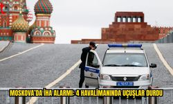 İHA SALDIRISI TEHDİDİ MOSKOVA TRAFİĞİNİ DURDURDU