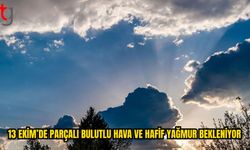 Bugün Yer Yer Kısa Süreli Yağmur Bekleniyor