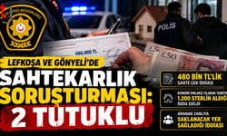 SAHTE ÇEK VE SAHTEKARLIK DOSYASINDA İKİ TUTUKLAMA