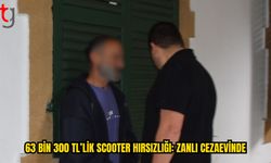 LEFKOŞA’DA SCOOTER HIRSIZLIĞI: 15 GÜNE KADAR CEZAEVİ