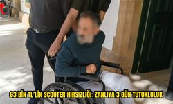 63 BİN TL’LİK SCOOTER BULUNDU, ZANLI MAHKEMEDE