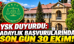 YSK DUYURDU: ADAYLIK BAŞVURULARINDA SON GÜN 30 EKİM!