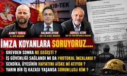 KIB-TEK VE EL-SEN MASADA ANLAŞTI, GREV KALDIRILDI
