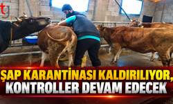 ŞAP KARANTİNASI KALDIRILIYOR, KONTROLLER DEVAM EDECEK
