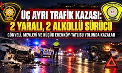 209 VE 66 MİLİGRAM ALKOLLE TRAFİK KAZASI YAPTILAR