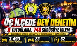 ÜÇ İLÇEDE EŞ ZAMANLI DENETİM: 9 TUTUKLAMA