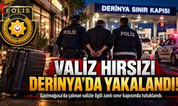 HIRSIZLIK ZANLISINA SINIR KAPISINDA POLİS ENGELİ