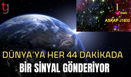 Dünya'ya her 44 dakikada bir sinyal gönderiyor