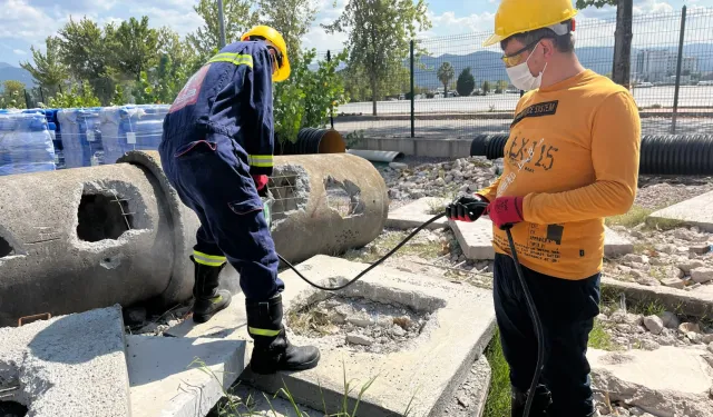 Ulaşımpark personeline kurtarma ve yangın eğitimi