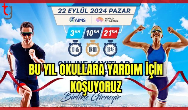 Girne Yarı Maratonu 2024, 22 Eylül Pazar günü start veriyor.