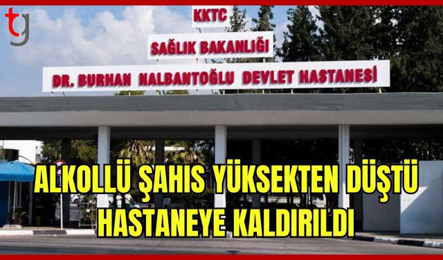 Alkollü Şahıs Yüksekten Düştü