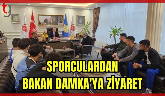 Basketbolculardan Bakan Damka'ya Teşekkür Ziyareti