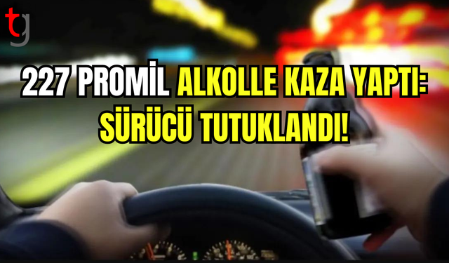 Lefkoşa’da Alkollü Sürücü Kaza Yaptı: 227 Promil Alkol Tespit Edildi