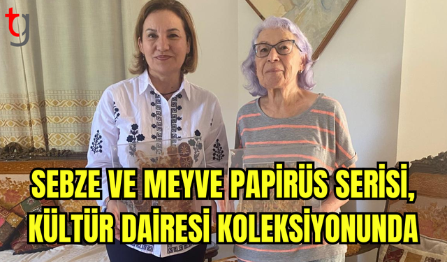 Sebze ve Meyve Papirüs Serisi, Kültür Dairesi Koleksiyonunda