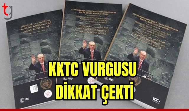 Kitaplaştırılan BM Genel Kurul Hitabında KKTC vurgusu