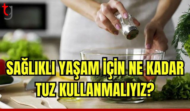 Sağlıklı yaşam için ne kadar tuz kullanmalıyız?