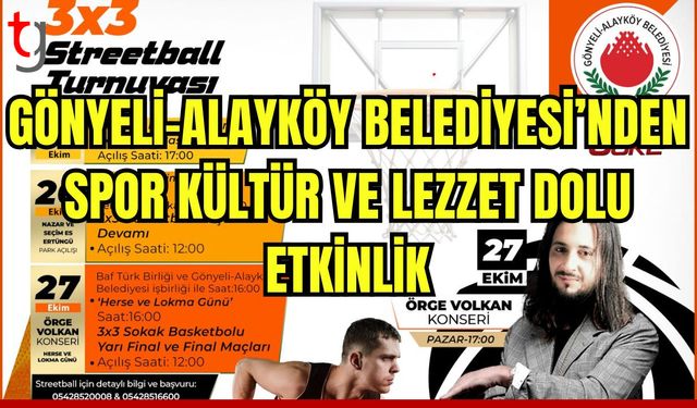 Gönyeli-Alayköy Belediyesi’nden spor, kültür ve lezzet dolu etkinlik